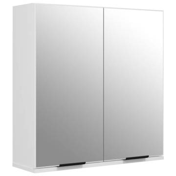 Bathroom Mirror Cabinet White 64x20x67 cm