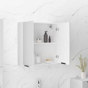 Bathroom Mirror Cabinet White 64x20x67 cm