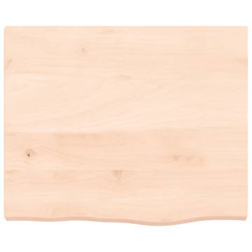 Bathroom Countertop 60x50x(2-4) cm Untreated Solid Wood