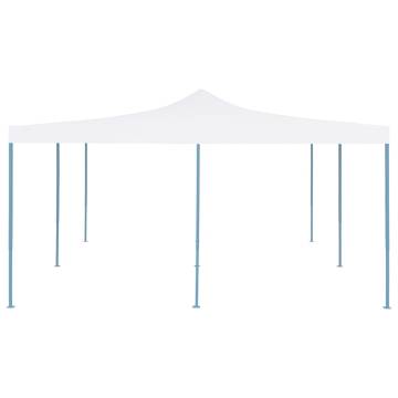 Folding Gazebo 5x5 m White