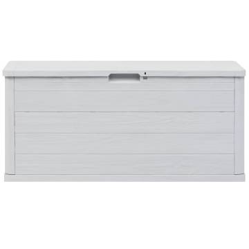 Garden Storage Box 280 L Light Grey