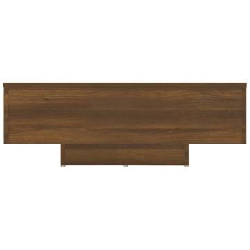 Coffee Table Brown Oak 85x55x31 cm Engineered Wood