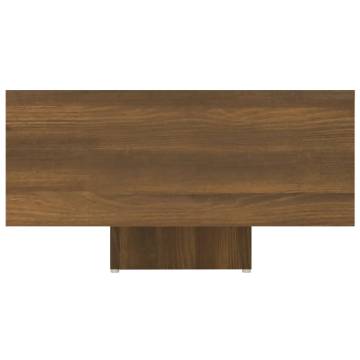 Coffee Table Brown Oak 85x55x31 cm Engineered Wood