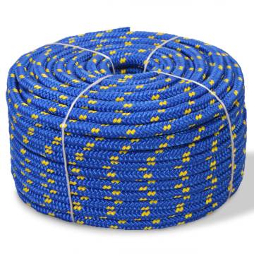 Marine Rope Polypropylene 8 mm 500 m Blue