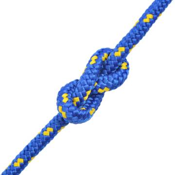 Marine Rope Polypropylene 8 mm 500 m Blue