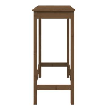 Bar Table Honey Brown 100x50x110 cm Solid Wood Pine