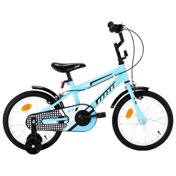 Kids Bike 16 inch Black and Blue