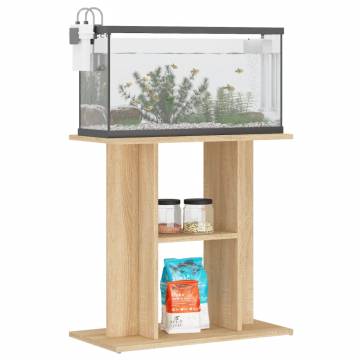 Aquarium Stand Sonoma Oak 60x30x60 cm Engineered Wood