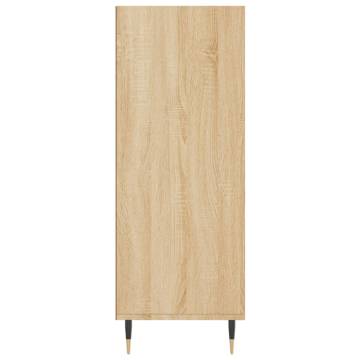 Bookcase Sonoma Oak 69.5x32.5x90 cm Engineered Wood