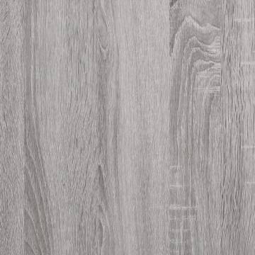 Bookcase Grey Sonoma 69.5x32.5x90 cm Engineered Wood