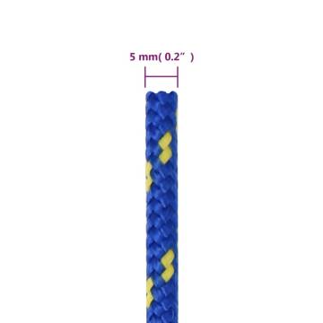 Boat Rope Blue 5 mm 25 m Polypropylene