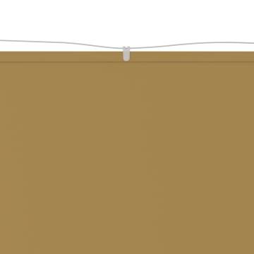 Vertical Awning Beige 60x1000 cm Oxford Fabric