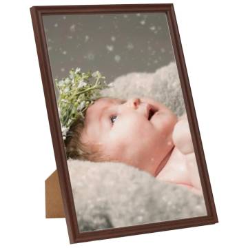 Photo Frames Collage 3 pcs for Wall or Table Dark Red 50x70 cm