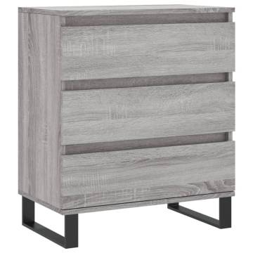 Sideboard Grey Sonoma 60x35x70 cm Engineered Wood