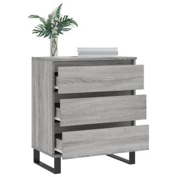 Sideboard Grey Sonoma 60x35x70 cm Engineered Wood