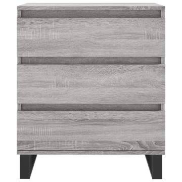 Sideboard Grey Sonoma 60x35x70 cm Engineered Wood