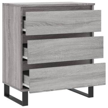 Sideboard Grey Sonoma 60x35x70 cm Engineered Wood