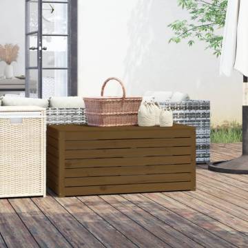 Garden Box Honey Brown 101x50.5x46.5 cm Solid Wood Pine