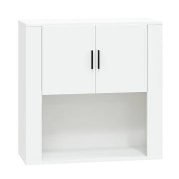 Wall Cabinet White 80x33x80 cm Engineered Wood