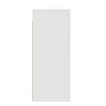 Wall Cabinet White 80x33x80 cm Engineered Wood