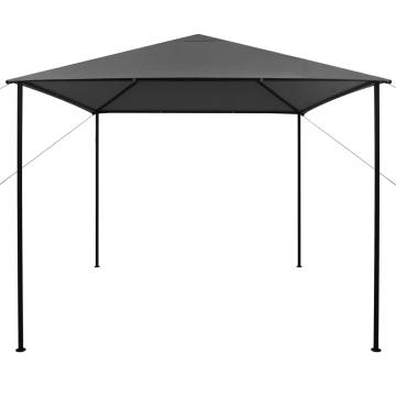 Gazebo 3x3 m Anthracite Fabric and Steel 180 g/m²