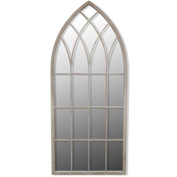 Gothic Arch Garden Mirror 50x115 cm for Indoor and Outdoor Use