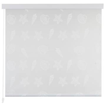 Shower Roller Blind 80x240 cm Sea Star