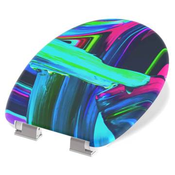 SCHÜTTE Toilet Seat with Soft-Close NEON PAINT