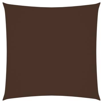 Sunshade Sail Oxford Fabric Square 4x4 m Brown