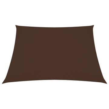 Sunshade Sail Oxford Fabric Square 4x4 m Brown