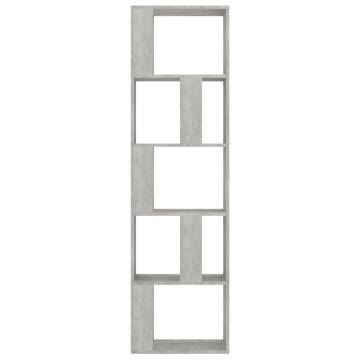 Book Cabinet/Room Divider Concrete Grey 45x24x159 cm Engineered Wood