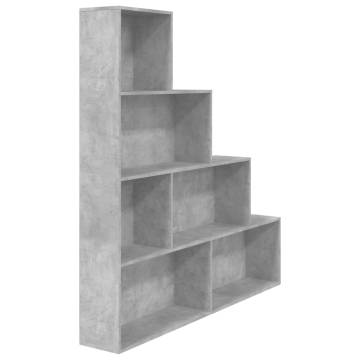 Book Cabinet/Room Divider Concrete Grey 155x24x160 cm Engineered Wood