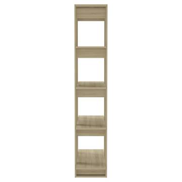 Book Cabinet/Room Divider Sonoma Oak 80x30x160 cm Engineered Wood