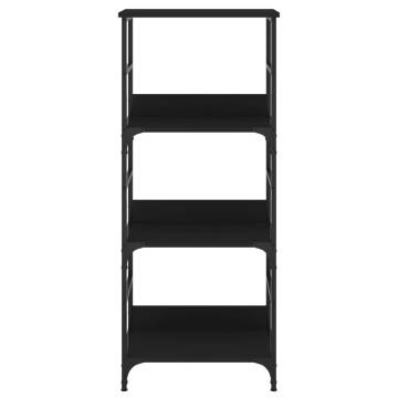 Bookshelf Black 50x33x117.5 cm Engineered Wood