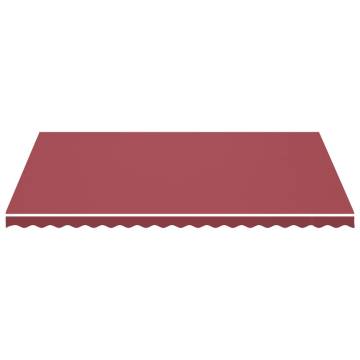 Replacement Fabric for Awning Burgundy Red 5x3.5 m