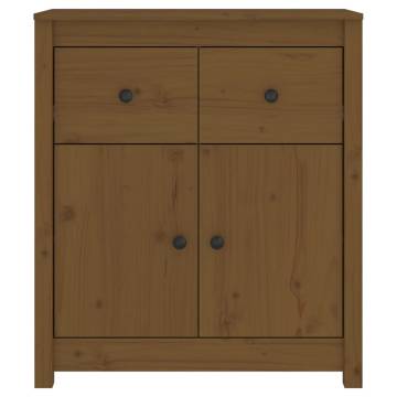 Sideboard Honey Brown 70x35x80 cm Solid Wood Pine