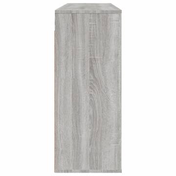 Wall Cabinet Grey Sonoma 80x33x80 cm Engineered Wood