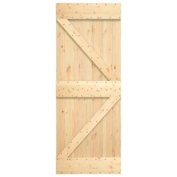 Door NARVIK 70x210 cm Solid Wood Pine