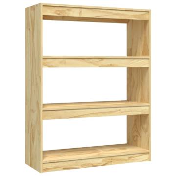 Book Cabinet/Room Divider 100x30x103 cm Solid Pinewood