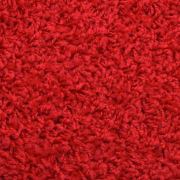 Carpet Stair Treads 15 pcs Red 65x21x4 cm