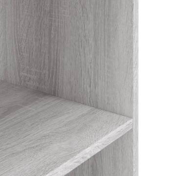 Aquarium Stand Grey Sonoma 60x30x60 cm Engineered Wood