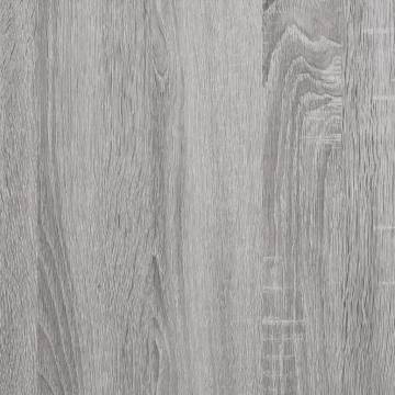 Aquarium Stand Grey Sonoma 60x30x60 cm Engineered Wood