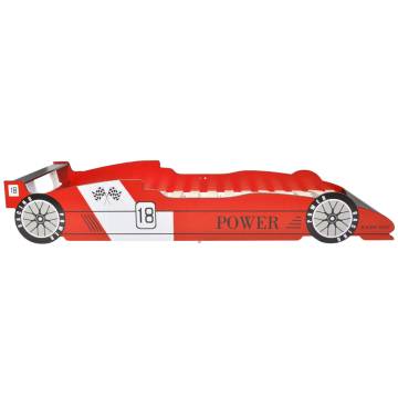 Children's Race Car Bed 90x200 cm Red