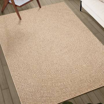 Rug 160x230 cm Jute Look Indoor and Outdoor