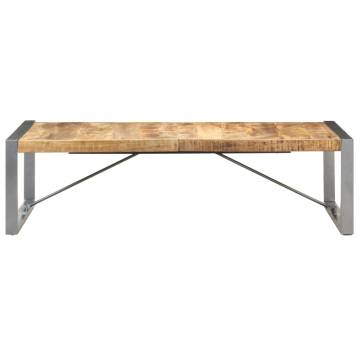 Coffee Table 140x70x40 cm Rough Mango Wood