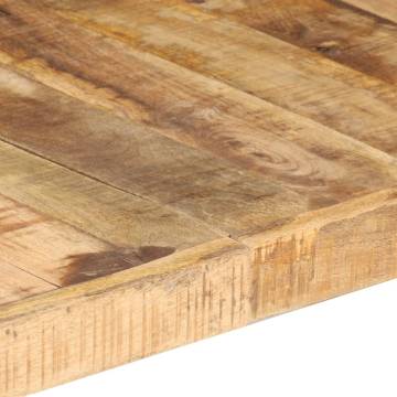 Coffee Table 140x70x40 cm Rough Mango Wood