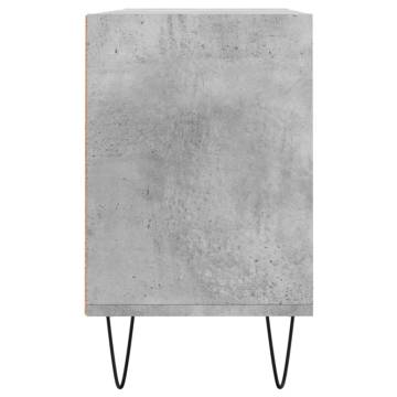 TV Cabinet Concrete Grey 103.5x30x50 cm Engineered Wood