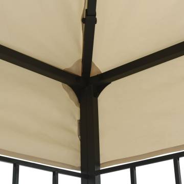 Gazebo 3x6 m Cream