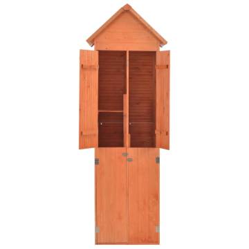 Garden Storage Shed 71x60x213 cm Wood