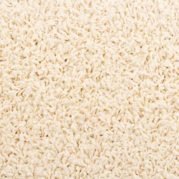 Carpet Stair Treads 15 pcs Cream 65x21x4 cm